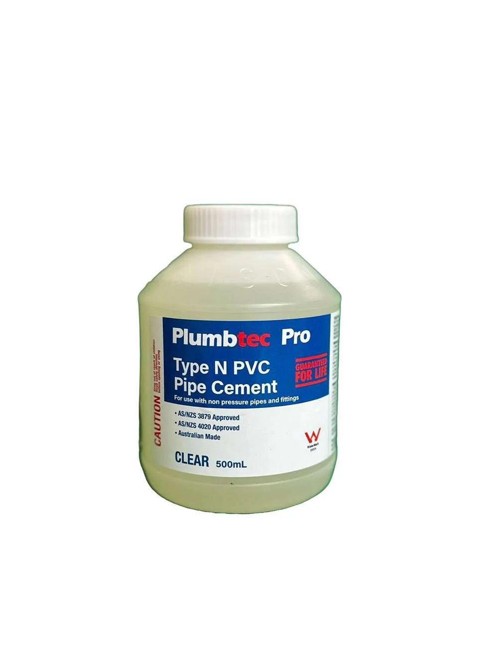 Plumbtec Pro Type N Solvent Cement (Clear, 500mL)
