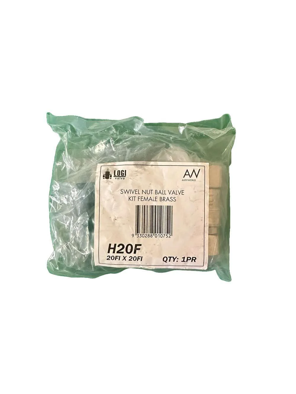 20mm Instantaneous Water Heater Valve Kit (Female Iron)