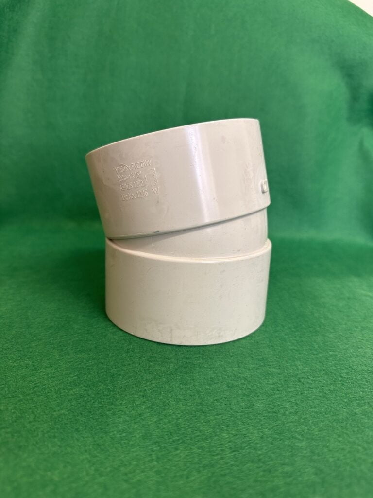 100mm x 15 degree DWV Bend (F/F)