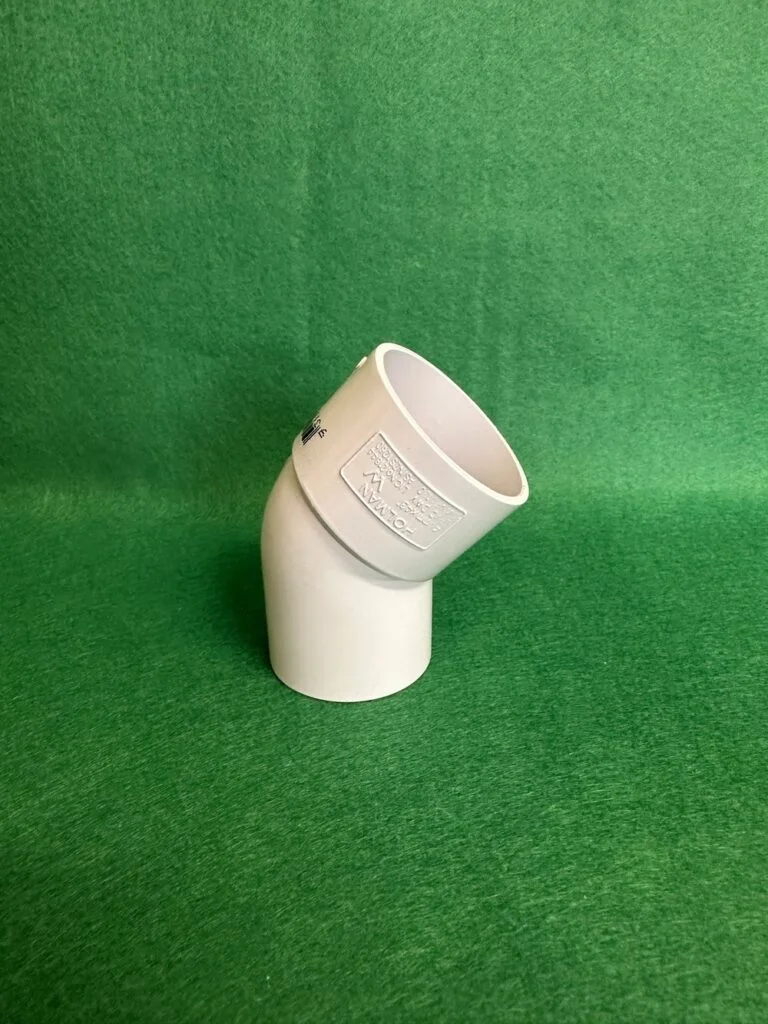 40mm x 45 degree DWV Bend (Male/Female)