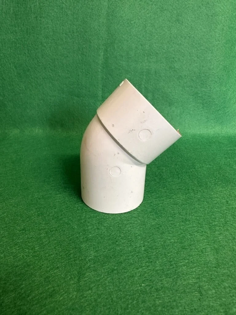 50mm x 45 degree DWV Bend (Male/Female)