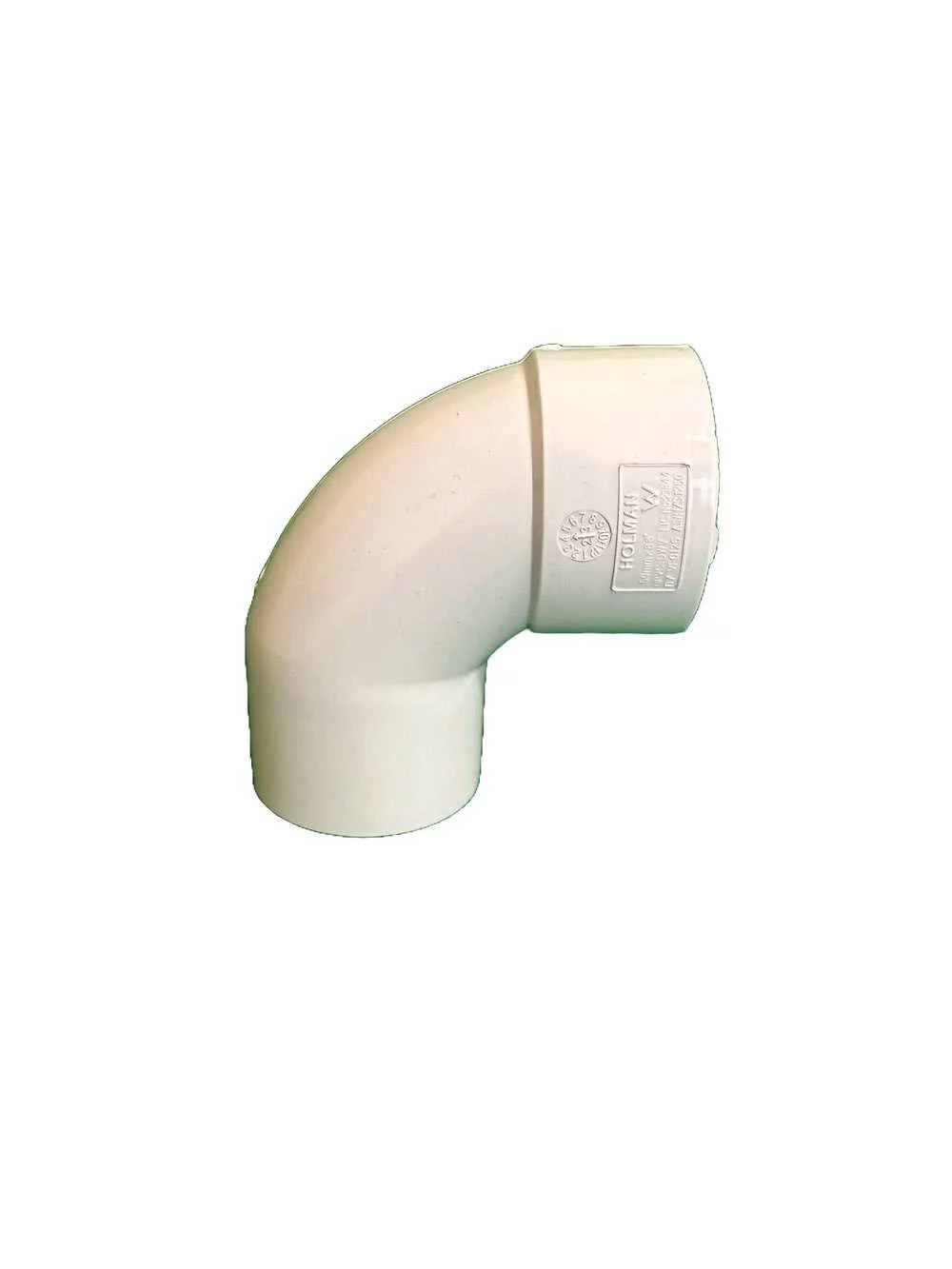 50mm x 90 degree DWV Bend (Male/Female)