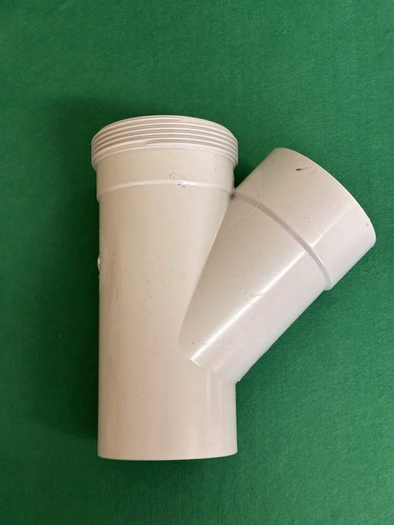 100mm x 45 degree DWV Junction (Male/Female)