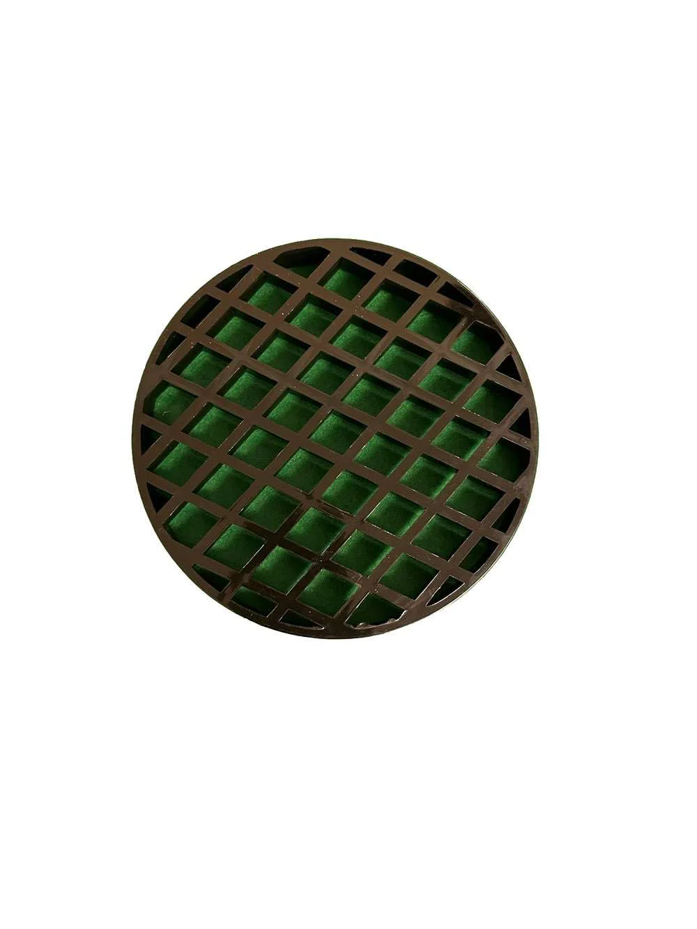 100mm Black Plastic Drain Grate (DWV, Floor or Surface)